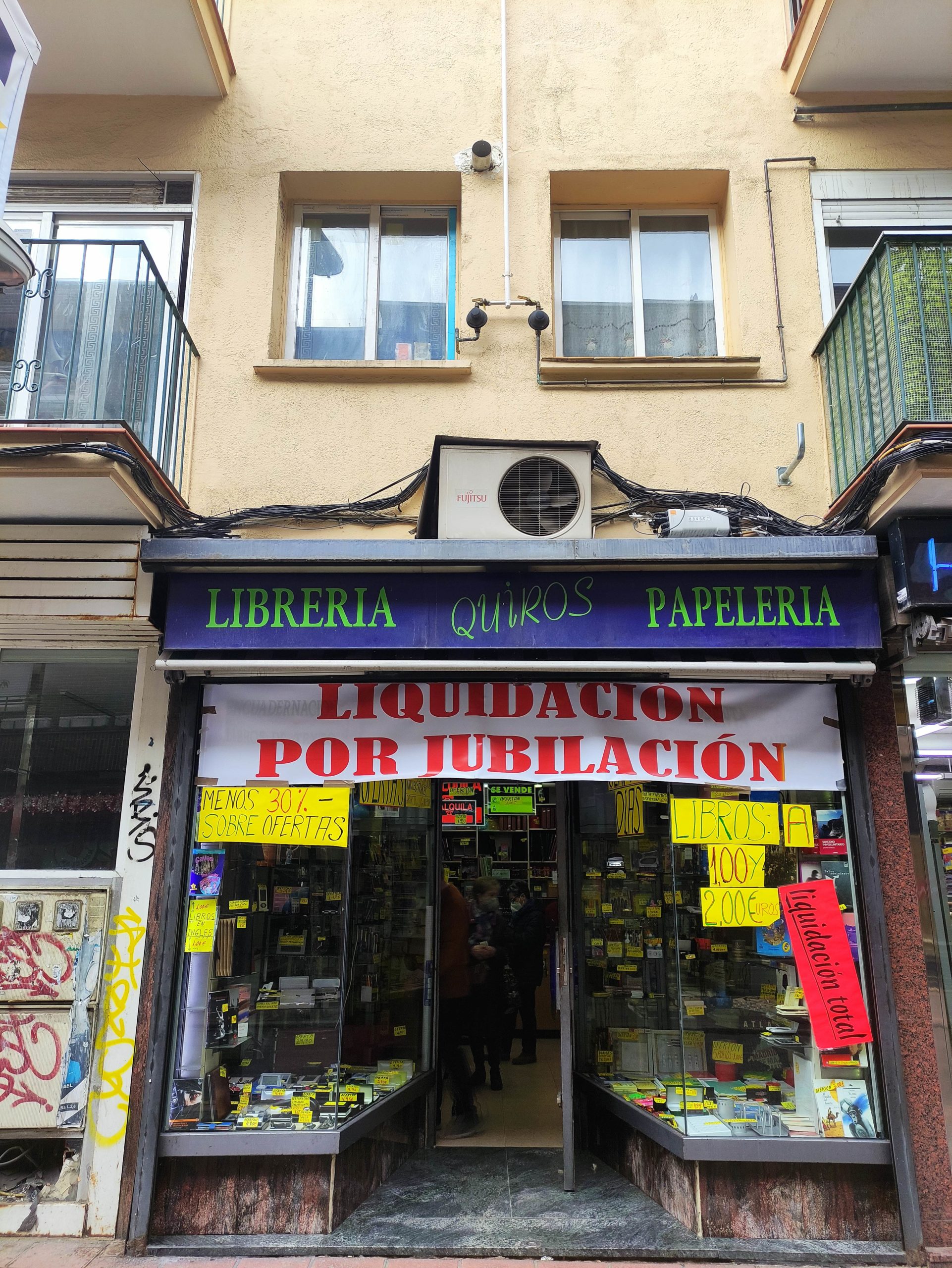 libreriá quirós en calle Laguna