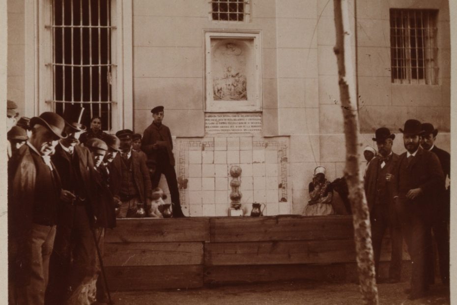 Fuente de la Ermita de San Isidro, ca. 1915, Museo de Historia de Madrid, Biblioteca Digital Memoria de Madrid.