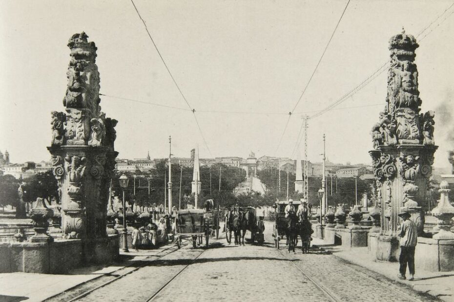 Puente de Toledo hacia 1901