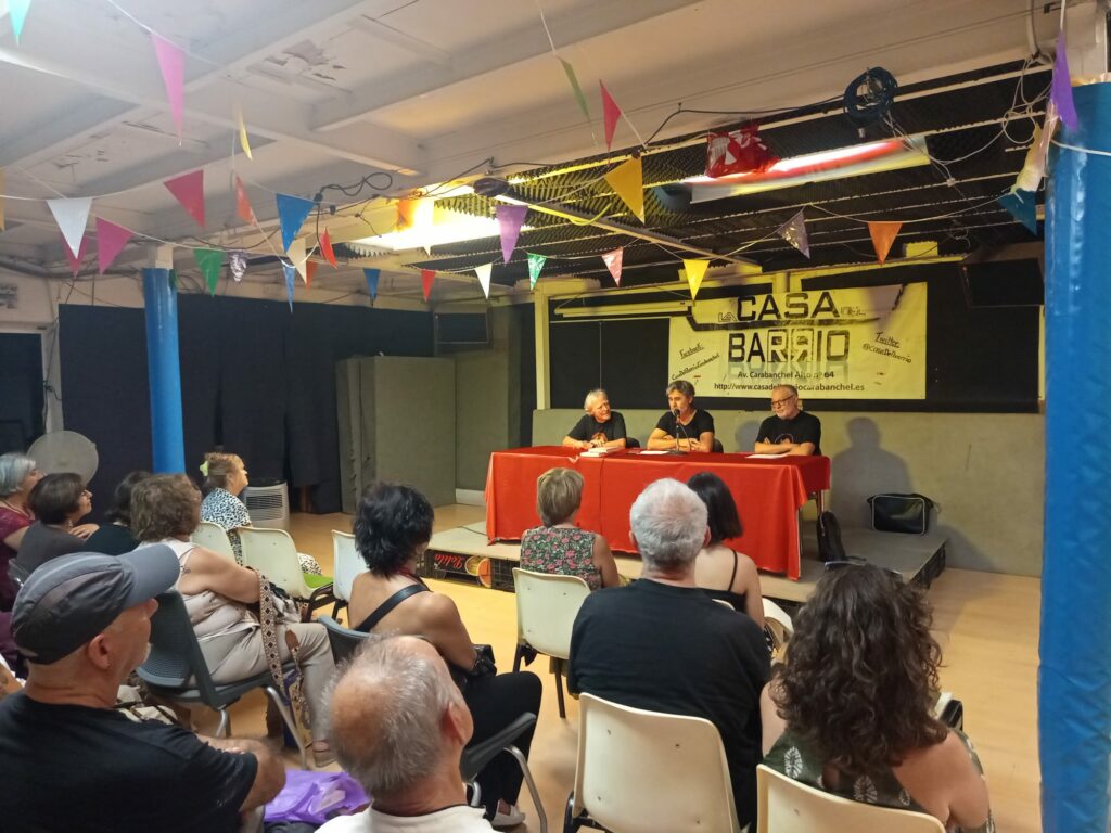 Pedro Simón en la Casa del Barrio